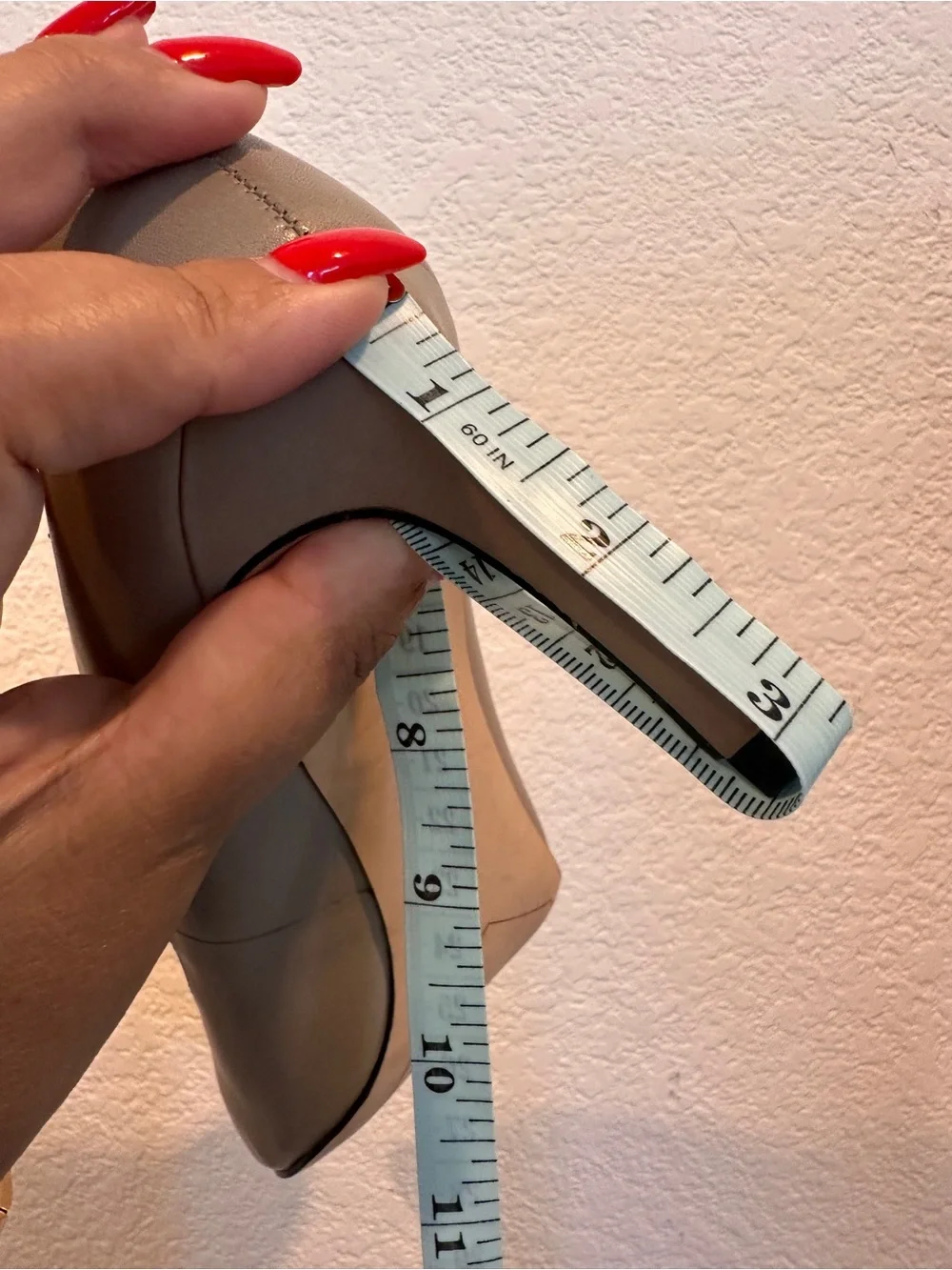 Sam Edelman Hazel Leather Pointed Toe Pumps | Taupe | Women’s Size 11